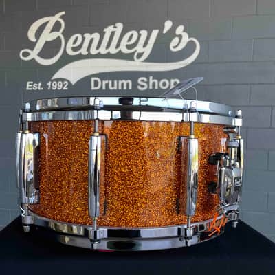 ~NEW~ Pearl MM6C1465S/C830 Masters Maple 6.5x14 Snare Drum in Autumn Fire Sparkle Lacquer w/ Die-Cast Hoops image 3