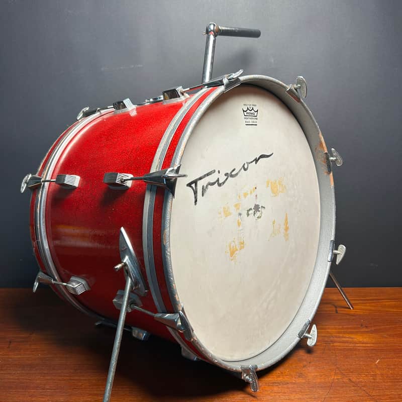 Trixon 20” Luxus Kick Drum 1960s - Red Metallic Sparkle image 1
