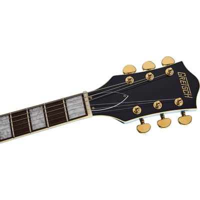 Gretsch Limited Edition G2655TG Streamliner Series Electric Guitar with Bigsby, Riviera Blue image 5