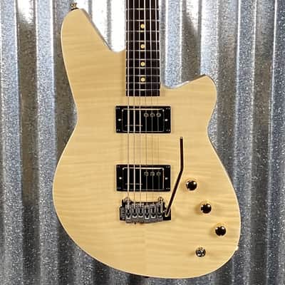 Reverend Descent RA 10th Anniversary Baritone Natural Flame Guitar #68858 image 1