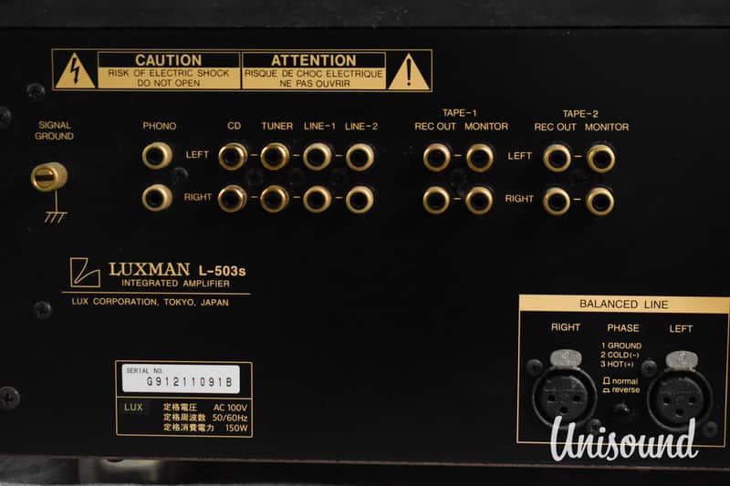 Luxman L-503s Integrated Amplifier in Very Good Condition | Reverb