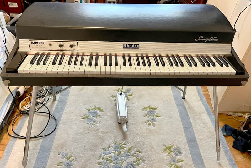Fender Rhodes Mark I Stage 73-Key Electric Piano 1969 - 1974 - Black Rounded Top image 1