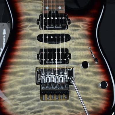 Charvel MJ San Dimas Style 1 HSH PF QM FR with Case - Midnight Glow image 3