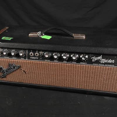 Fender 1964 Bandmaster Head and 212 Piggyback Black image 6