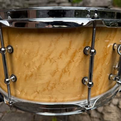 Ludwig LS403CAN150 Canada 150th Anniversary Edition 1867-2017 6.5x14 Birdseye Maple 10 PLY Classic Maple - Gloss Lacquer Snare Drum MINT image 7