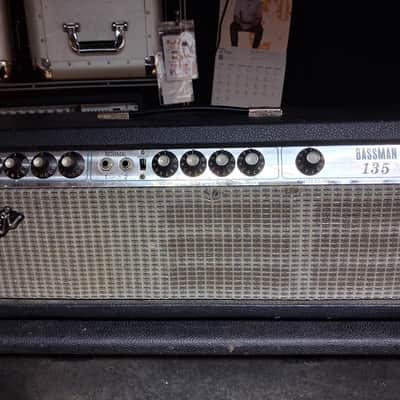 Fender Bassman 135 con pantalla Fender Dual Showman Rev D130 Años 70 image 6