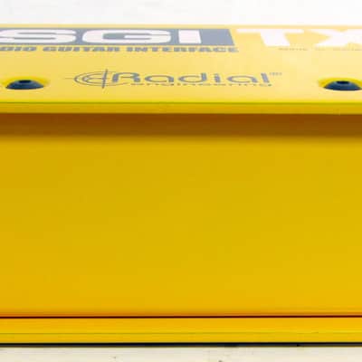 Used Radial SGI Studio Guitar Interface Instrument Line Driver Yellow VGC image 6
