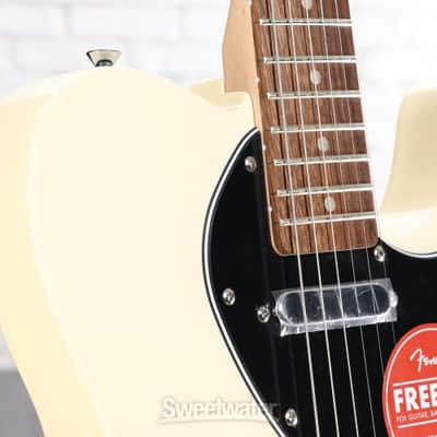 Squier Affinity Series Telecaster Thinline Electric Guitar - Olympic White with Laurel Fingerboard (TeleTLAFOWd6) image 6