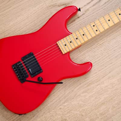 1980s Charvel by Jackson Model 1 Super Strat Vintage Electric Guitar Red, Japan image 1
