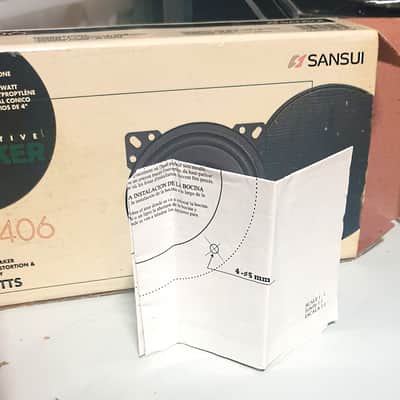 Vintage *New* Sansui SB-2406 Car Speakers - New Old Stock Open Box image 9