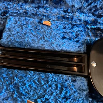 Rickenbacker Electro Model B Lap Steel 1940s Black Bakelite with White Plates with 1930s Matching Amp image 16