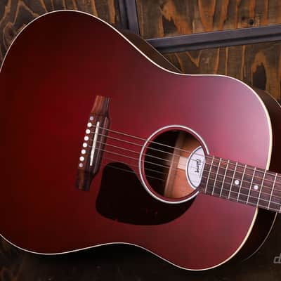 Gibson J-45 Special Satin Wine Red image 11
