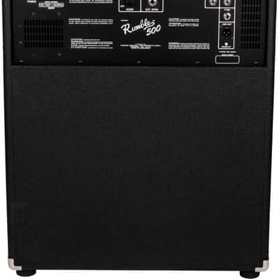 Fender Rumble 500 V3 Bass Amp Combo, Black/Silver image 3