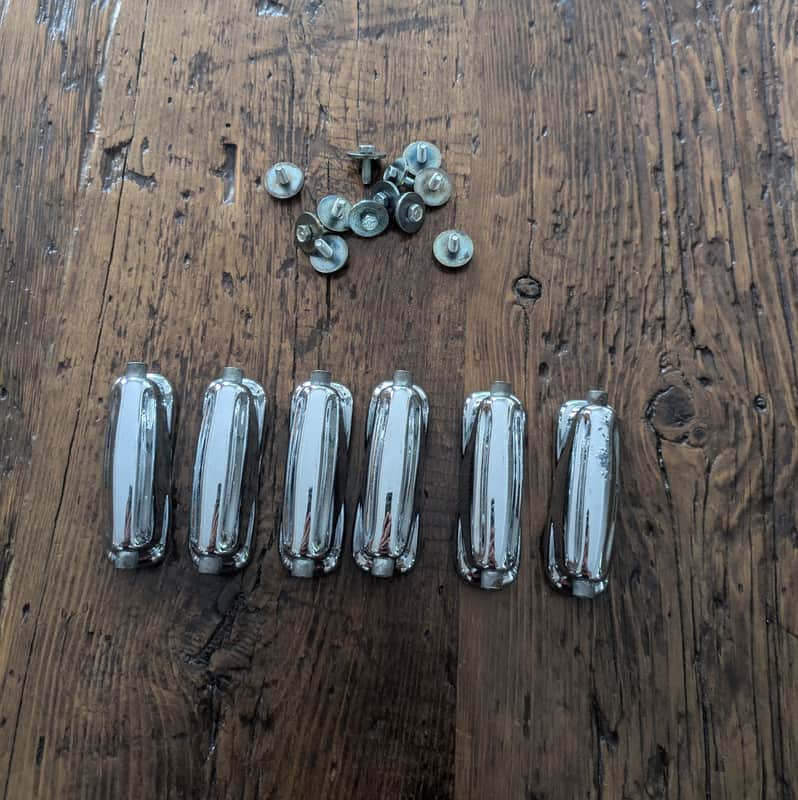 Slingerland Snare Lugs (x6) 1970s image 1