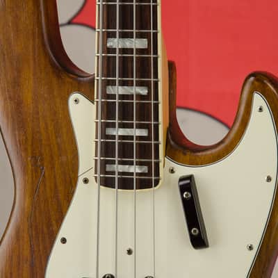 Vintage 1973 Fender Jazz Bass Guitar, Replacement Neck, Gig Bag image 7