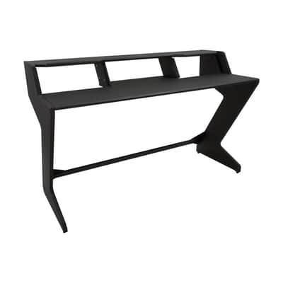 Ultimate Support Nucleus-Z Explorer Studio Desk with Shelf and 2x 4 Space Rack Modules image 13