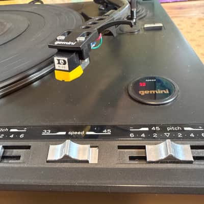 Gemini XL-BD10 Belt Drive Semi Automatic Black Turntable Vinyl Record Player image 5