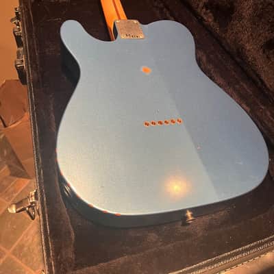 Fender Vintera Road Worn '50s Telecaster 2020 - 2021 - Lake Placid Blue image 3