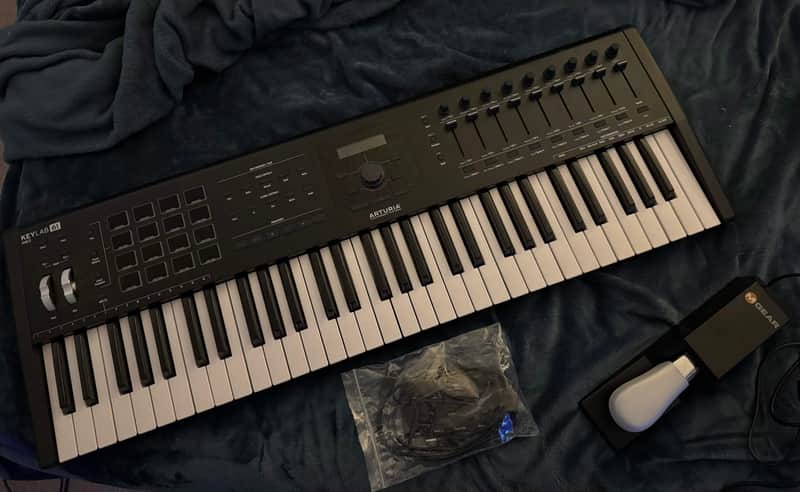 Arturia KeyLab 61 MkII MIDI Controller 2018 - 2021 - Black image 1