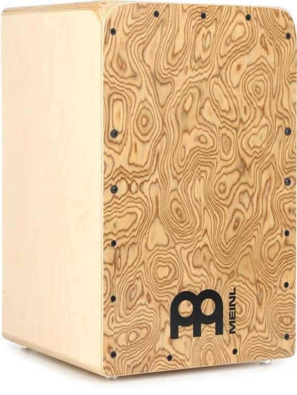 Meinl Woodcraft Professional Series Cajon - Makah Burl Frontplate image 1