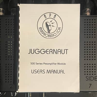 APA Juggernaut 500 Mic Pre/Di Pair image 9
