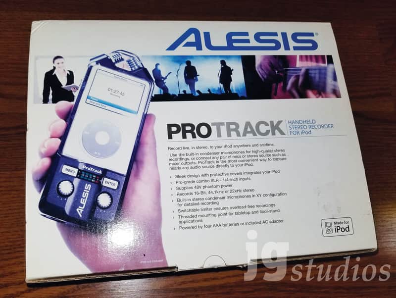 Alesis ProTrack - Handheld Stereo Recorder for iPod - Mint in Box! image 1