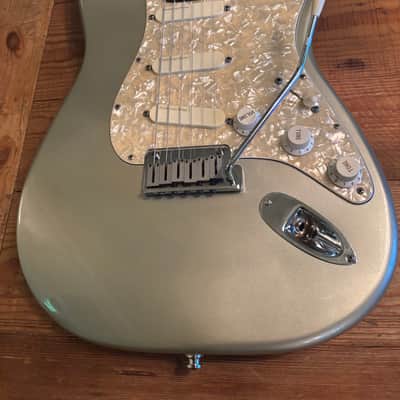 Fender Strat Plus Lace Sensors TBX LSR Schallers 1997 - Inca Silver image 1