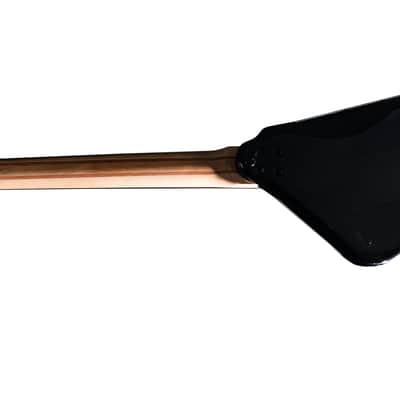 BootLegger Guitar Spade Gibson Scale 24.75 Headless Guitar With Case 2022 Black image 10