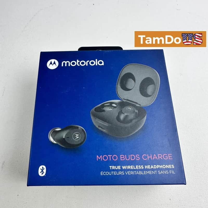 Motorola Motorola Moto Buds Charge True Wireless Earbuds, Bluetooth 5.0, Black image 1