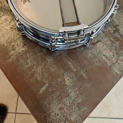 Rogers "5-Line" Dyna-Sonic 5x14" Brass Snare Drum 1966–1967 - Chrome image 9