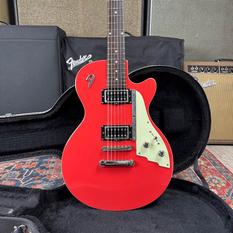 Duesenberg Starplayer Special HH Fiesta Red w/OHSC - 2010's image 1