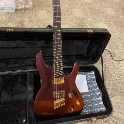 Ibanez SML721-RGC Axe Design Lab 2023 - Present - Rose Gold Chameleon image 1