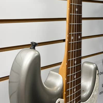 Fender Squier Standard Stratocaster 1998-2020- Satin Pewter Metallic with Hard Case image 7