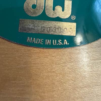 DW/Craviotto DW / Craviotto 14x5.5" Handcrafted Solid-Shell Maple Snare Drum (2003) – Green Badge Era #000803 2003 - Natural image 6