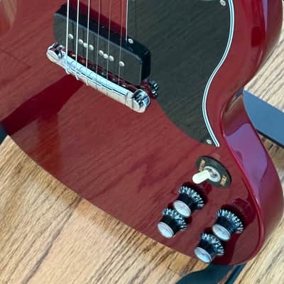 2021 GIBSON SG!! ~ P-90 Pickups & Burgundy Sparkle Finish!! ~ Excellent Condition! ~ OHSC & Case Candy!! image 4