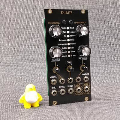 Mutable Instruments Plaits Clone Eurorack Module - Black/Gold Panel image 3