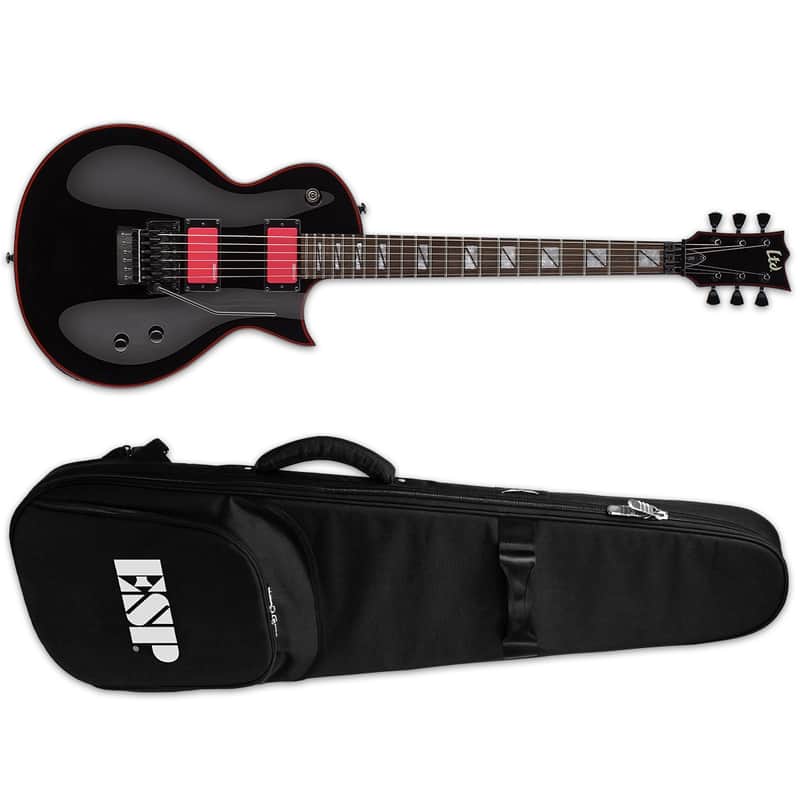 ESP LTD GH-200 Gary Holt Black Electric Guitar + ESP TKL Premium Gig Bag GH200 GH 200 image 1