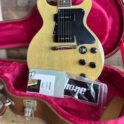 Epiphone Inspired By Gibson Custom 1960 Les Paul Special DC - TV Yellow 25111525242 image 11
