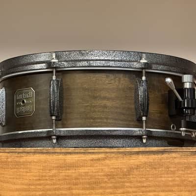 Gretsch Broadkaster Satin Ebony 5" x 14" Jasper Snare Drum image 3