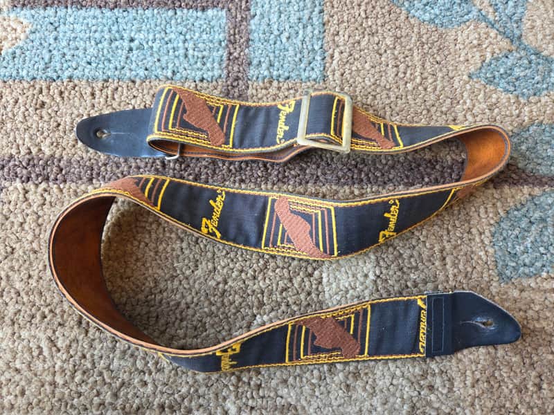 Vintage 1970's Fender Guitar, Bass Strap! Original Case Candy for Stratocaster, Telecaster! image 1