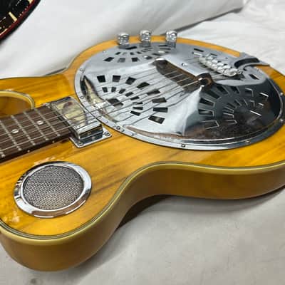 Galveston Singlecut Acoustic Electric Resonator Guitar image 20
