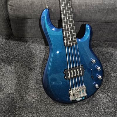 Ernie Ball Music Man BFR Stingray 5 2020 - Kinetic Blue image 2