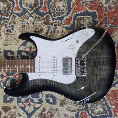 Used Ibanez AZ22S1F Transparent Black Sunburst Electric Guitar image 2