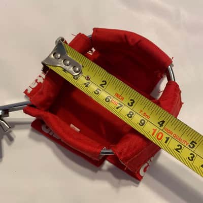 Gibraltar Mountable Ashtray and Mountable Drink Holder  Red/Silver 90's image 4