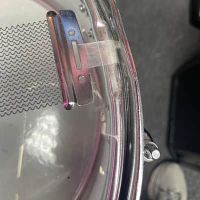 JZ Snare Drum 14" x 5.5" - Silver - New SA-0114-00 Drum Head Included image 4