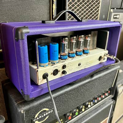 Matamp GT-100 c 1970 - Purple original vintage UK England ormat orange white image 5