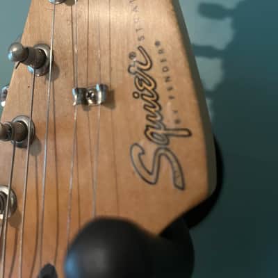 1997 Squier Standard Stratocaster MIM with Rosewood Fretboard - Lake Placid Blue image 7
