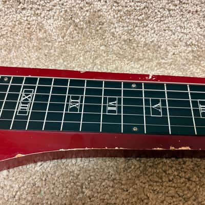Guyatone Lap Steel HG-92 HG-99 Red MIJ 1960s image 9