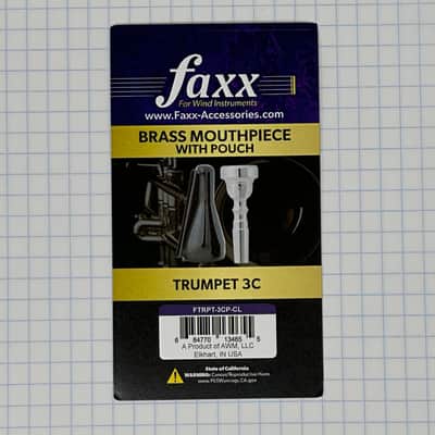 Trumpet Mouthpiece FAXX 3C with vinyl pouch image 3