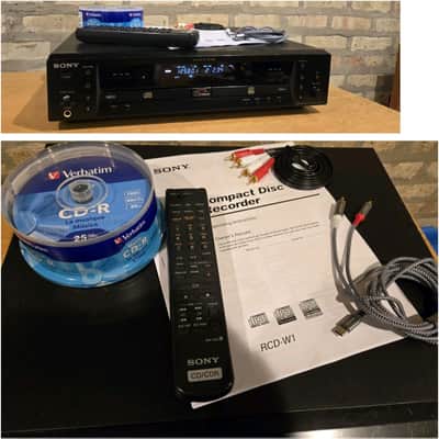 SONY RCD-W1 CD Recorder/dubbing w/remote fully functional refurbished image 10